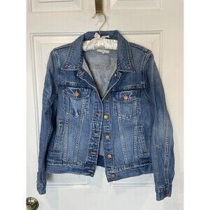Madewell Classic Blue Jean Trucker Denim Jacket Croswell Wash Women’s Large